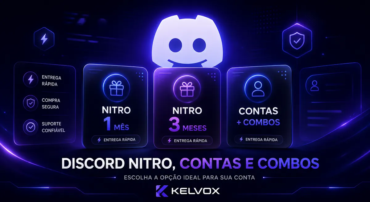 Discord Nitro e Contas
